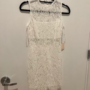 superdown Siri Sleeveless Mini Dress in White